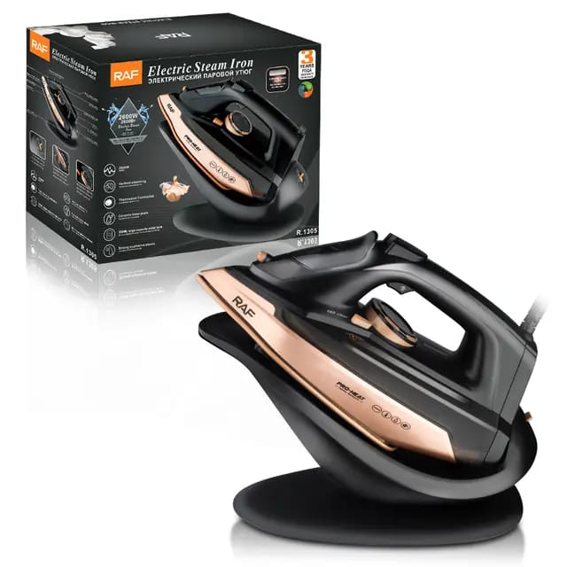 RAF R.1305 Steam Iron with Base 2600W
